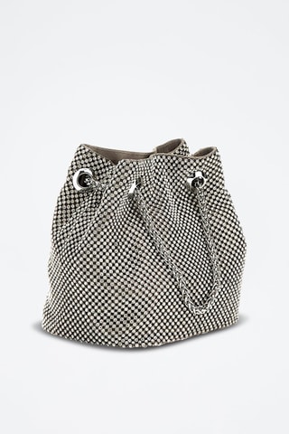 Bolso saco Zalina - Plateado