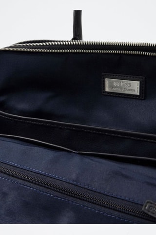 Funda de piel para ordenador portátil Monaco - Negro