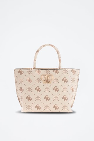 Bolso Emelie - Blanco, marrón y dorado