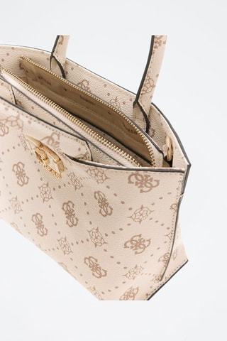 Bolso Emelie - Blanco, marrón y dorado