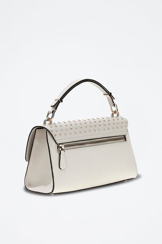 Bolso Patsie - Blanco y dorado