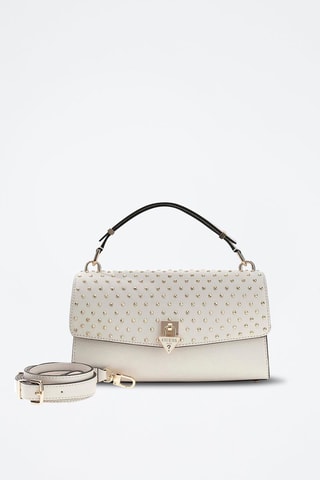 Bolso Patsie - Blanco y dorado