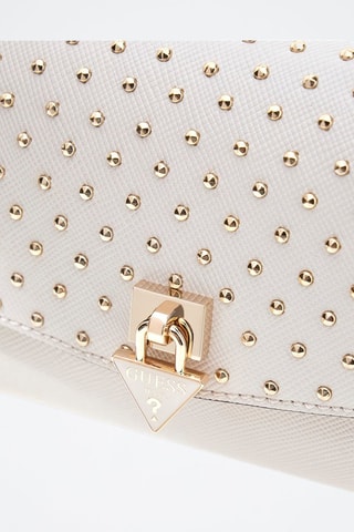 Bolso Patsie - Blanco y dorado