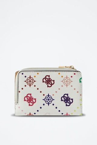 Cartera Emelie - Blanco, rojo y marrón