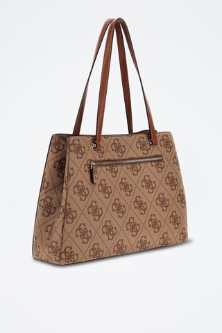 Bolso - Beige, marrón y dorado