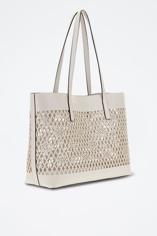 Bolso shopper y bolso de mano Letty - Blanco