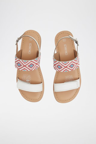 Sandalias de piel - Blanco