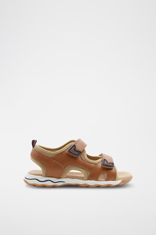 Sandalias de piel - Marrón