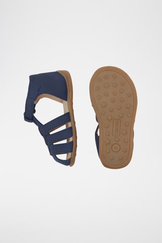 Sandalias de piel - Azul marino