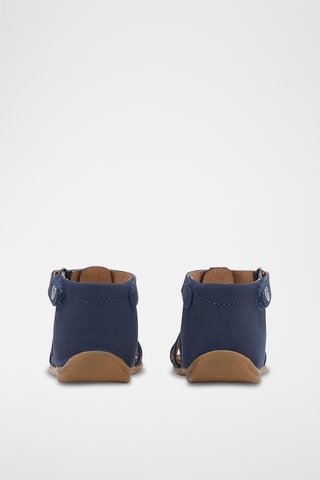 Sandalias de piel - Azul marino