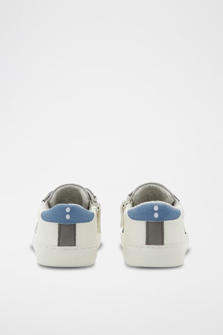 Zapatillas de piel de serraje - Blanco