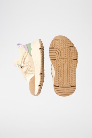 Zapatillas de running de piel de serraje - Beige