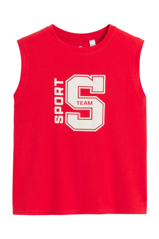 Camiseta de tirantes - Rojo - Okaïdi