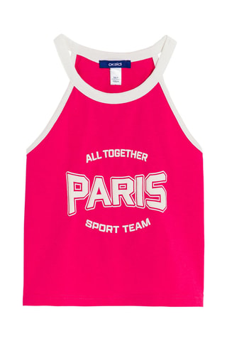 Camiseta de tirantes - Fucsia - Okaïdi