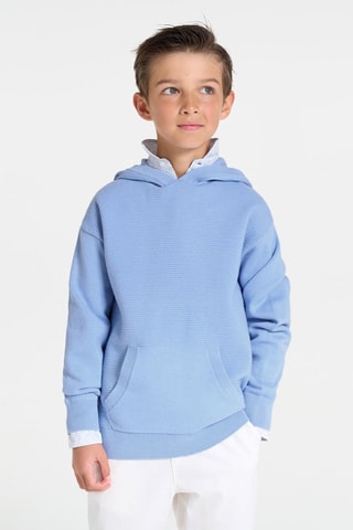 Jersey con capucha - Azul claro - Okaidi