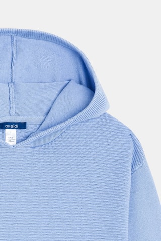 Jersey con capucha - Azul claro - Okaidi