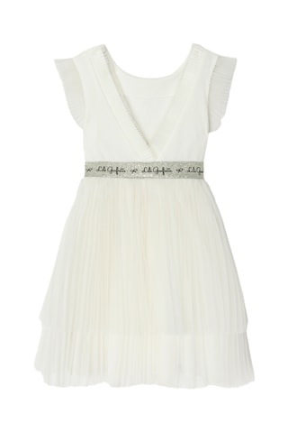Vestido trapecio - Blanco - Kidiliz