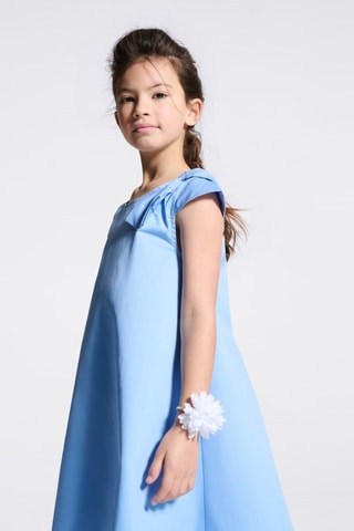Vestido trapecio - Azul claro 