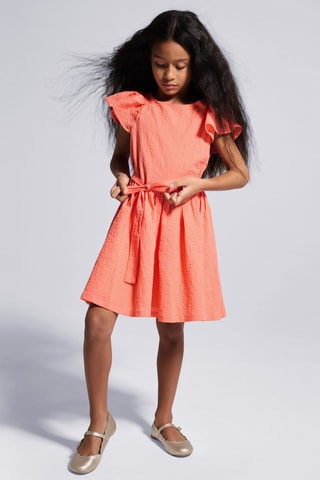 Vestido evasé - Naranja - Okaidi