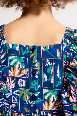 Vestido avolantado - Azul - Okaidi
