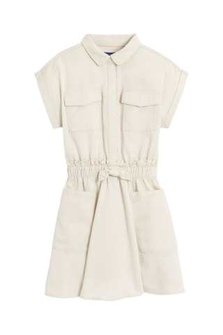 Vestido camisero - Beige - Okaidi