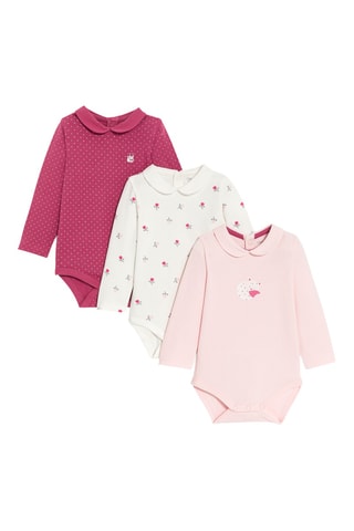 3 bodis - Rosa pastel - Obaibi