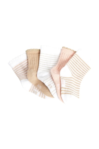 5 pares de calcetines - Beige - Obaibi