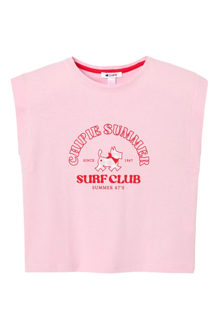 Camiseta - Rosa - Kidiliz