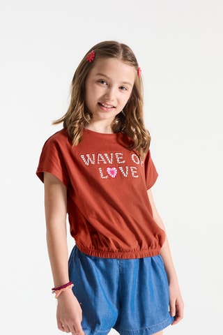 Camiseta - Rojizo - Okaidi