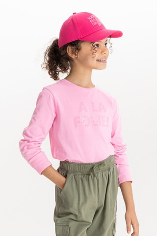 Camiseta - Rosa - Okaidi