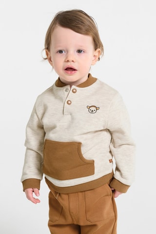 Sudadera - Beige - Obaibi