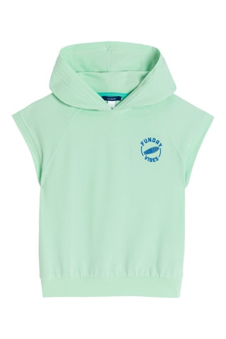 Chaleco con capucha - Verde claro - Okaidi