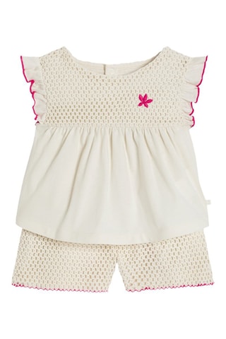 Top y short - Crudo - Obaibi