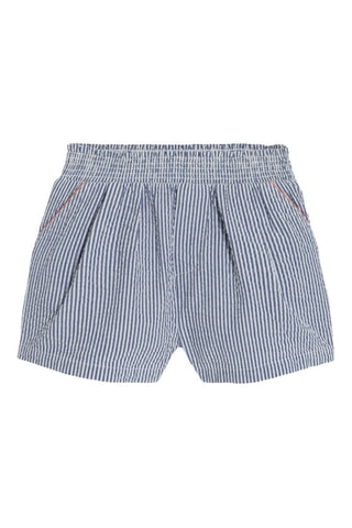 Camiseta y short - Blanco y azul