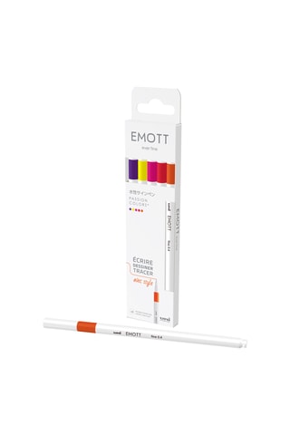5 feutres couleurs passion Emott - 0,4 mm