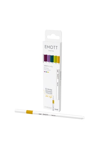 5 feutres couleurs Rétro Emott - 0,4 mm