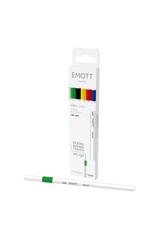5 feutres couleurs vives Emott - 0,4 mm