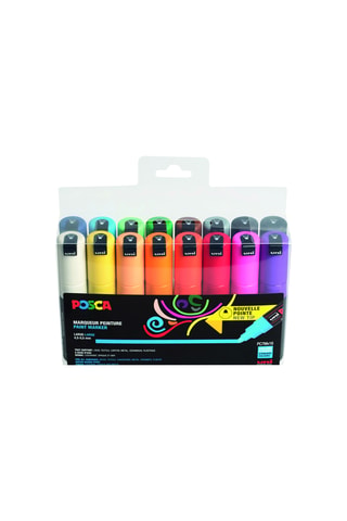Set de 16 marqueurs PC-7M Posca - 4,5-5,5 mm