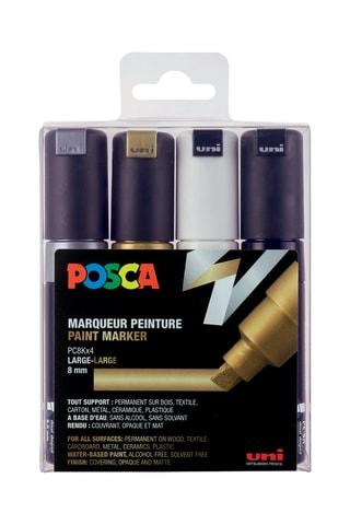Set de 4 marqueurs PC-8K Posca - 8 mm