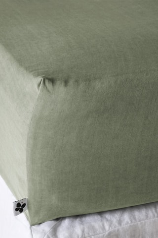 Lenzuolo sotto Lysandre - Verde oliva - 140 x 190 cm