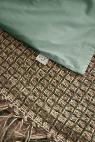 Funda de almohada de percal de algodón 80 hilos/cm² Bally - Aguamarina -