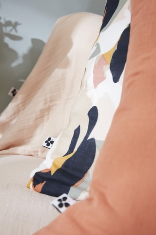 Funda de almohada Julia - Marrón y beige