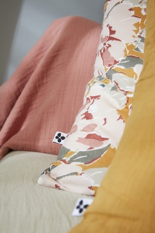 Funda de almohada Clarence - Marrón y beige