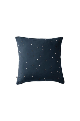 Funda de almohada Gaïa Chic - Medianoche
