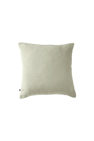Funda de almohada Gaïa Chic - Verde agua