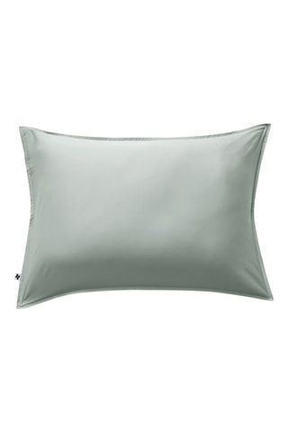 Funda de almohada de viscosa de bambú Salomé - Verde claro