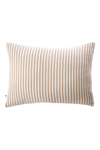 Funda de almohada reversible Romie - Beige oscuro