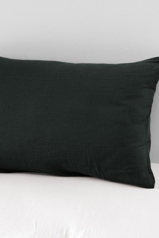 Funda de almohada Gaia - Verde oscuro