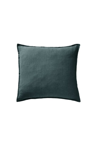 Funda de almohada de lino Soline - 
Gris oscuro