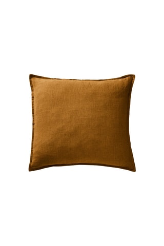 Funda de almohada de lino Soline - Caramelo